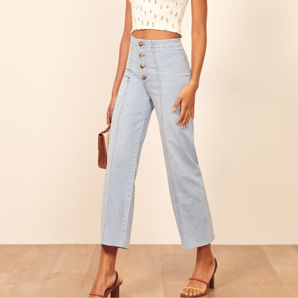 Reformation Jeans - size 25 - Leon stretch flood